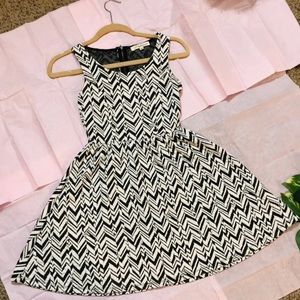 Black and white dress